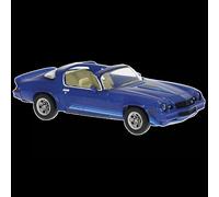 Modellino auto Chevrolet Camaro Z28, blu, 1980.