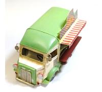 Modellino Auto con Roulotte d’Epoca Vintage in Metallo, da Collezione 42 cm