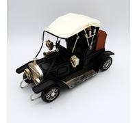 Modellino Auto d’Epoca Vintage in Metallo,Stile Retro Antico Scala 1:32 16 cm