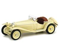 MODELLINO AUTO EPOCA STATICO BRUMM ALFA ROMEO 1750 GS ZAGATO 1931 AVORIO 1:43