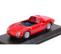MODELLINO AUTO EPOCA STATICO FERRARI 250 LM SPYDER 1965 PROVA ROSSO SCALA 1:43