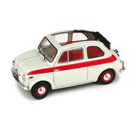 MODELLINO AUTO EPOCA STATICO FIAT 500 SPORT APERTA 1957 MODELLISMO SCALA 1:43