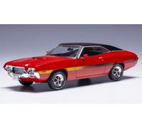 MODELLINO AUTO EPOCA STATICO IXO FORD GRAN TORINO SPORT 1972 ROSSO SCALA 1:43