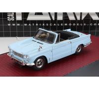 MODELLINO AUTO EPOCA STATICO MATRIX TRIUMPH VITESSE DHC 1968 BLU SCALA 1/43