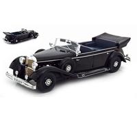 MODELLINO AUTO EPOCA STATICO MODELCARGROUP MERCEDES 770 W150 NERO SCALA 1/18