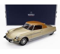 MODELLINO AUTO EPOCA STATICO NOREV CITROEN DS19 LE DANDY 1964 BEIGE SCALA 1/18