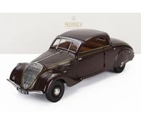 MODELLINO AUTO EPOCA STATICO NOREV PEUGEOT 402 ECLIPSE 1937 MARRONE SCALA 1/18