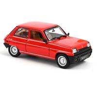MODELLINO AUTO EPOCA STATICO NOREV RENAULT 5 ALPINE TURBO 1983 ROSSO SCALA 1:43