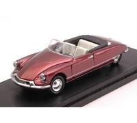 MODELLINO AUTO EPOCA STATICO RIO CITROEN DS19 CABRIO 1962 BORDEAUX SCALA 1:43