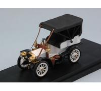 MODELLINO AUTO EPOCA STATICO RIO FIAT 16/24 HP 1903 BIANCO/NERO SCALA 1:43