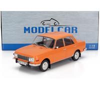 MODELLINO AUTO EPOCA STATICO WARTBURG 353 1967 ARANCIO MODELLISMO SCALA 1:18