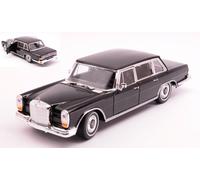 MODELLINO AUTO EPOCA STATICO WELLY MERCEDES 600 1963 NERO MODELLISMO SCALA 1:24