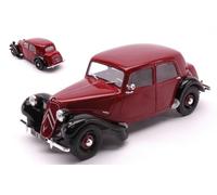 MODELLINO AUTO EPOCA STATICO WHITEBOX CITROEN TRACTION AVANT 11BL ROSSO 1/24