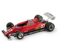 1:43 BRUMM Ferrari F1 126 C2 Italy Gp 1982 #27 Patrick Tambay Red R287