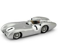 MODELLINO AUTO F1 STATICO BRUMM MERCEDES W196 FANGIO 1954 BRITAIN GP SCALA 1/43