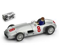 1:43 BRUMM Mercedes F1 W196 #8 Winner Holland Gp Fangio 1955 + Figure R072-CH