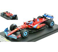 MODELLINO AUTO STATICO LOOKSMART FERRARI F1 SF24 LECLERC MIAMI GP 2024 1/43