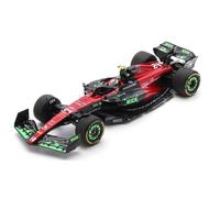 MODELLINO AUTO F1 STATICO SPARK ALFA ROMEO C43 BELGIO GP 2023 ZHOU GUANYU 1/18