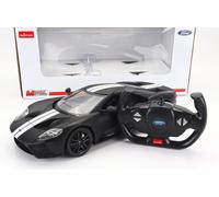 MODELLINO AUTO GIOCATTOLO RADIOCOMANDATO FORD GT 2017 NERO BIANCO SCALA 1/14