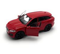 Modellino Auto Jaguar F Ritmo SUV 1:3 4-39 Rosso Miniatura Veicolo