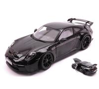 MODELLINO AUTO MAISTO STATICO PORSCHE 911 GT3 2022 NERO MODELLISMO SCALA 1:18