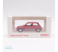 MODELLINO AUTO RENAULT SUPERCINQ GT TURBO PH II 1988 ROSSA - NOREV - SCALA 1:43