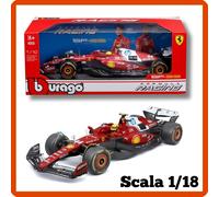Modellino auto scala 1/18 diecast f1 Ferrari SF25 Hamilton 2025 BBurago Burago