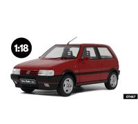 Modellino auto scala 1:18 Fiat uno turbo IE rosso OttoMobile modellismo statico