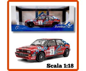Modellino auto scala 1/18 LANCIA DELTA HF INTEGRALE Biasion/Siviero 1989 Solido