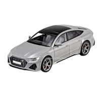 Modellino auto scala 1:24 For Audi A6L RS7 Modello In Miniatura Auto In Lega Pressofusa Suono E Luce Porte Possono Essere Aperte Sul Retro Modellino auto lega(RS7 Titanium)
