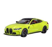 Modellino auto scala 1:24 For BMW M4 760Li Modello In Miniatura Auto In Lega Pressofusa Suono E Luce Porte Possono Essere Aperte Sul Retro Modellino auto lega(M4 Yellow)