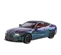 Modellino auto scala 1:24 For BMW M4 760Li Modello In Miniatura Auto In Lega Pressofusa Suono E Luce Porte Possono Essere Aperte Sul Retro Modellino auto lega(M4 Green)