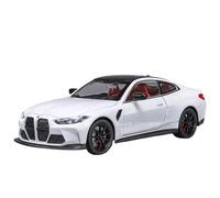 Modellino auto scala 1:24 For BMW M4 760Li Modello In Miniatura Auto In Lega Pressofusa Suono E Luce Porte Possono Essere Aperte Sul Retro Modellino auto lega(M4 White)