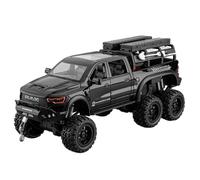 Modellino auto scala 1:24 For Dodge Tyrannosaurus RAM 1500 TRX Pickup Truck Modello Di Auto In Lega Modello In Metallo Pressofuso Modellino auto lega(Black)