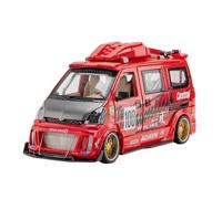 Modellino auto scala 1:24 For Il Furgone Wuling Hongguang, Versione Modificata, Modello Di Auto Barbecue, Modello In Lega Pressofusa Modellino auto lega(Van Red)