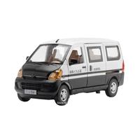 Modellino auto scala 1:24 For Il Mini Modello Di Auto Furgone Wuling Hongguang Rongguang Pressofuso Con Ruote Sonore E Luminose Modellino auto lega(RongGuang White)