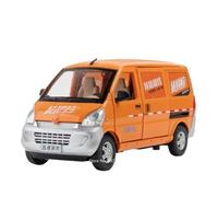 Modellino auto scala 1:24 For Il Mini Modello Di Auto Furgone Wuling Hongguang Rongguang Pressofuso Con Ruote Sonore E Luminose Modellino auto lega(RongGuang Orange)