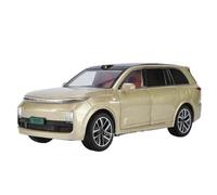 Modellino auto scala 1:24 For Il Modello Di Auto In Lega BYD Yangwang U8 Ideal L9 Con 7 Porte Apribili, Suono E Luce Sul Retro Del Modello Modellino auto lega(L9 Golden)