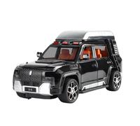 Modellino auto scala 1:24 For Il Modello Di Auto In Lega BYD Yangwang U8 Ideal L9 Con 7 Porte Apribili, Suono E Luce Sul Retro Del Modello Modellino auto lega(U8 Black)