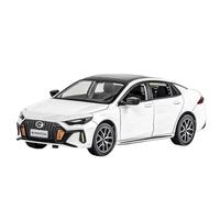 Modellino auto scala 1:24 For Il Modello Di Auto Trumpchi EMPOW55 Ammortizzatore In Metallo Pressofuso Con Suono E Rimbalzo Luminoso Modellino auto lega(White)