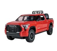 Modellino auto scala 1:24 For Il Modello Toyota Tundra LC80 Auto Lega Pressofusa Portiera Può Essere Aperta Suono E La Luce Si Muovono All'indietro Modellino auto lega(Tundra Red)