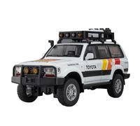 Modellino auto scala 1:24 For Il Modello Toyota Tundra LC80 Auto Lega Pressofusa Portiera Può Essere Aperta Suono E La Luce Si Muovono All'indietro Modellino auto lega(LC80 White)