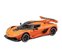 Modellino auto scala 1:24 For Jesko Modello Pressofuso In Lega Di Auto Sportiva Super Sportiva Collezione Classica Simulazione Di Emozioni Modellino auto lega(Orange Box)