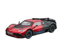 Modellino auto scala 1:24 For La Collezione Di Souvenir Di Auto Supersportiva Mercedes-Benz AMG ONE In Lega Pressofusa Con Suono E Luce Modellino auto lega(Red box)