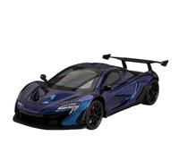 Modellino auto scala 1:24 For La McLaren MCL P1 Modello In Miniatura In Lega Pressofusa Supercar Pull Back Simulazione Di Luci E Suoni Modellino auto lega(Purple)