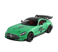 Modellino auto scala 1:24 For Mercedes-Benz AMG GTR Modello Di Auto In Lega Pressofusa Con Suono E Luce, Da Collezione Modellino auto lega(Green)