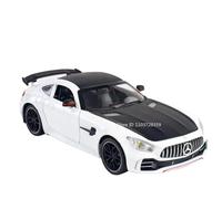 Modellino auto scala 1:24 For Mercedes-Benz AMG GTR Modello Di Auto Sportiva In Miniatura In Lega Pressofusa Con Suono E Luce A Trazione Posteriore Modellino auto lega(CZ24072 White)