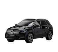 Modellino auto scala 1:24 For Mercedes-Benz GLE350 E300L Modello Di Auto In Lega Pressofusa Modello In Miniatura Suono E Luce Chimica Modellino auto lega(GLE350 Black)