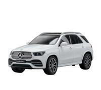 Modellino auto scala 1:24 For Mercedes-Benz GLE350 E300L Modello Di Auto In Lega Pressofusa Modello In Miniatura Suono E Luce Chimica Modellino auto lega(GLE350 White)