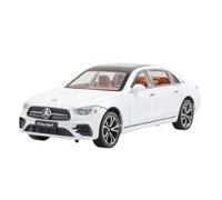 Modellino auto scala 1:24 For Mercedes-Benz GLE350 E300L Modello Di Auto In Lega Pressofusa Modello In Miniatura Suono E Luce Chimica Modellino auto lega(E300L White)